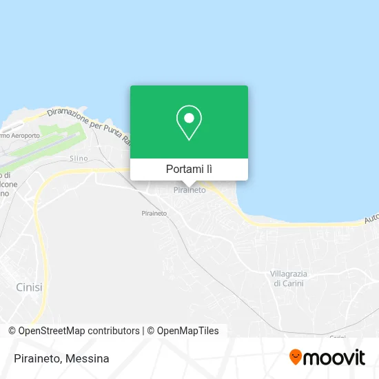 Mappa Piraineto