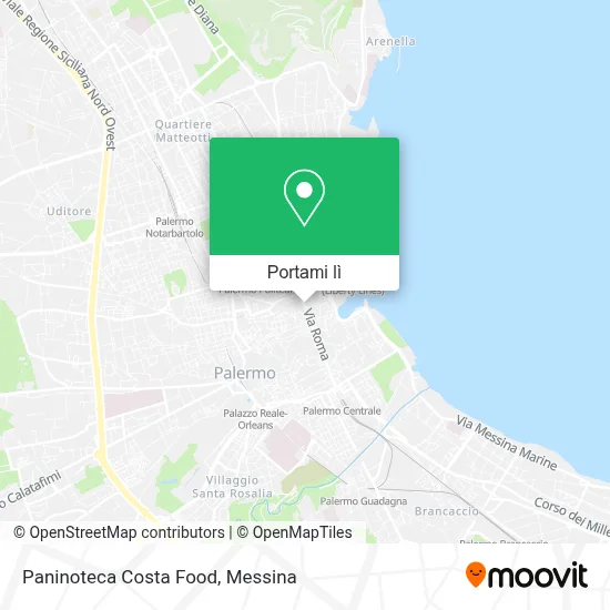Mappa Paninoteca Costa Food