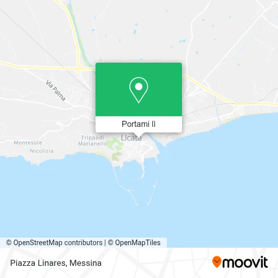 Mappa Piazza Linares