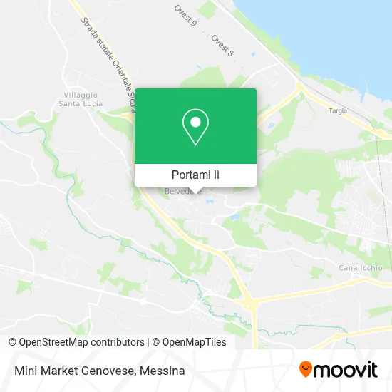 Mappa Mini Market Genovese