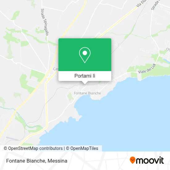 Mappa Fontane Bianche