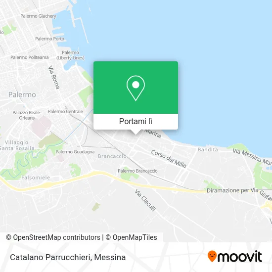 Mappa Catalano Parrucchieri