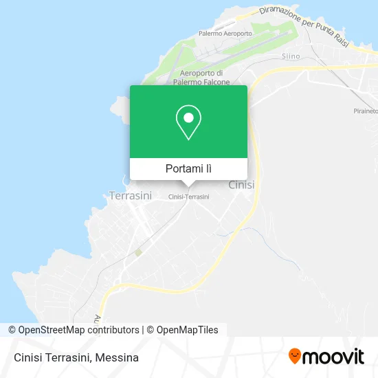 Mappa Cinisi Terrasini