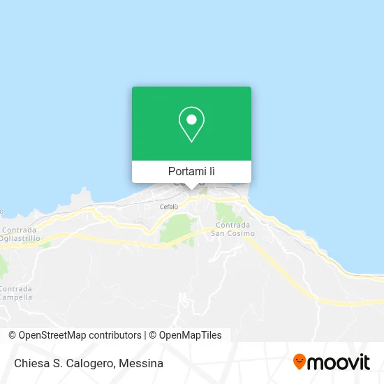 Mappa Chiesa S. Calogero