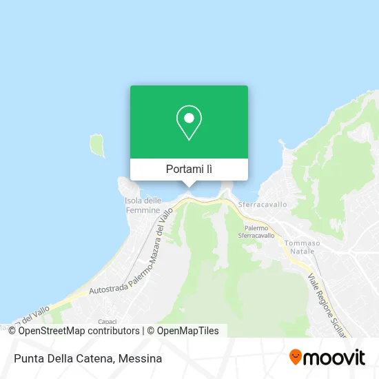 Mappa Punta Della Catena
