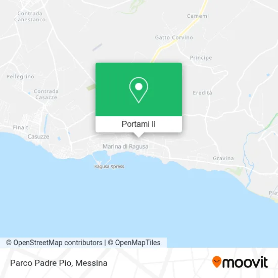 Mappa Parco Padre Pio