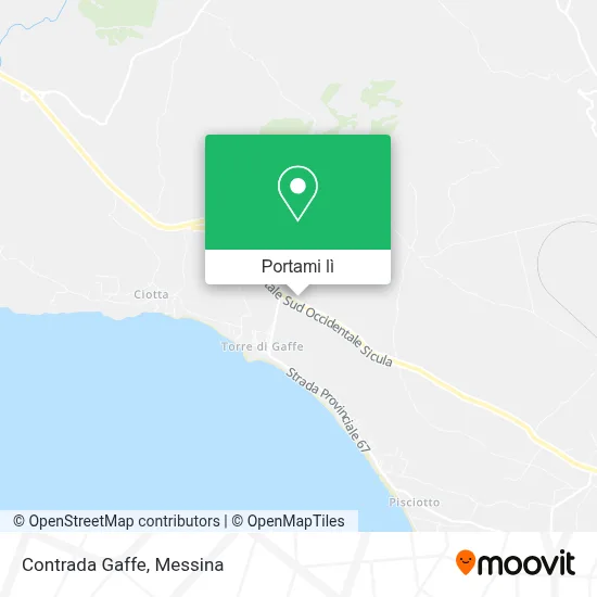 Mappa Contrada Gaffe