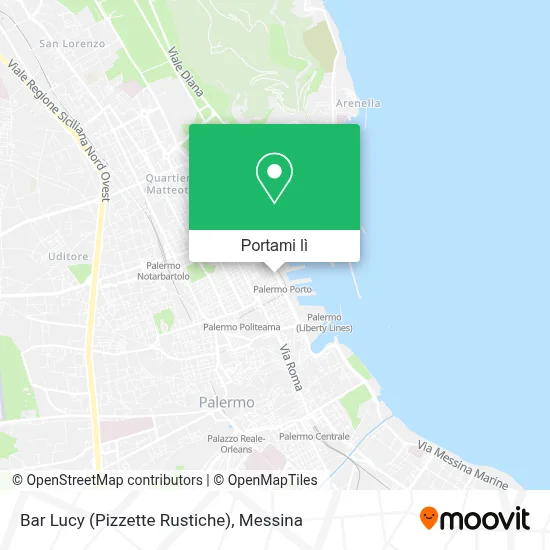 Mappa Bar Lucy (Pizzette Rustiche)