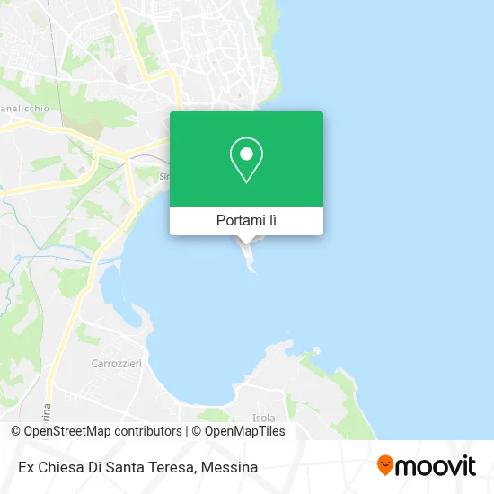 Mappa Ex Chiesa Di Santa Teresa