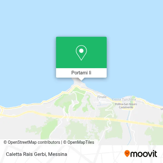 Mappa Caletta Rais Gerbi