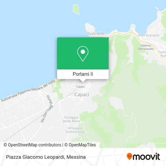 Mappa Piazza Giacomo Leopardi