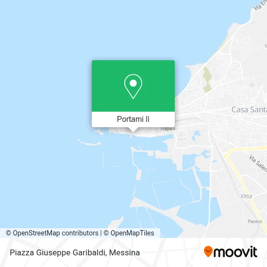 Mappa Piazza Giuseppe Garibaldi