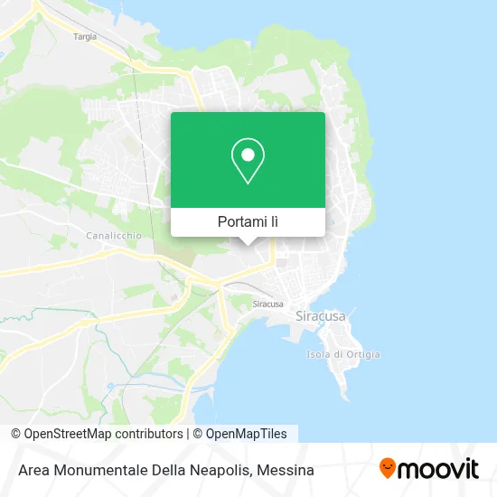 Mappa Area Monumentale Della Neapolis