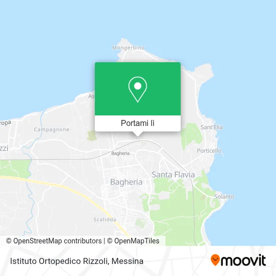 Mappa Istituto Ortopedico Rizzoli