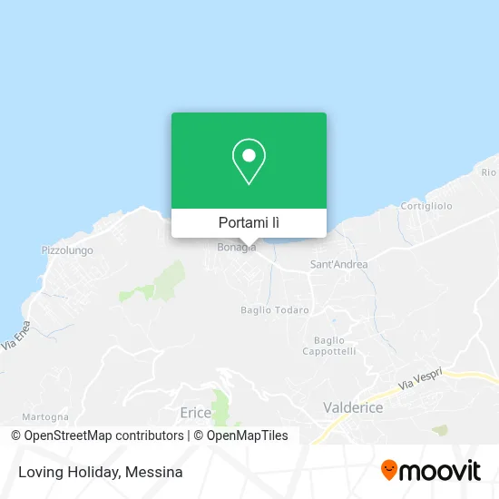 Mappa Loving Holiday