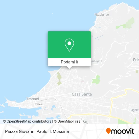 Mappa Piazza Giovanni Paolo II