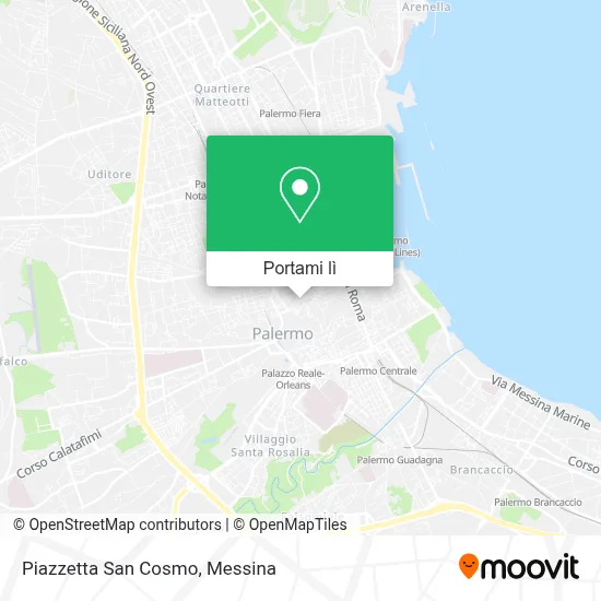 Mappa Piazzetta San Cosmo