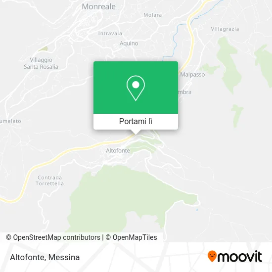 Mappa Altofonte
