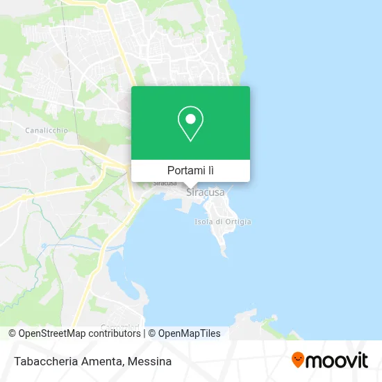 Mappa Tabaccheria Amenta
