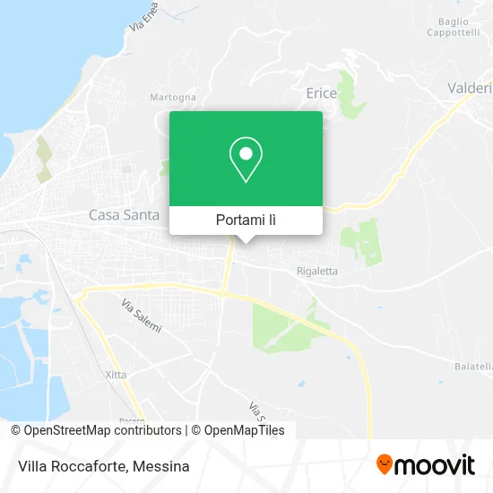 Mappa Villa Roccaforte
