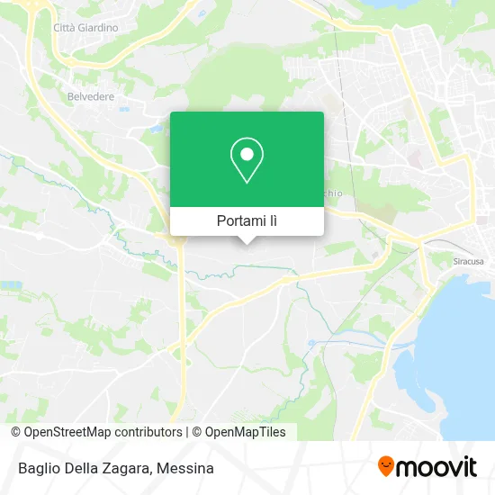 Mappa Baglio Della Zagara