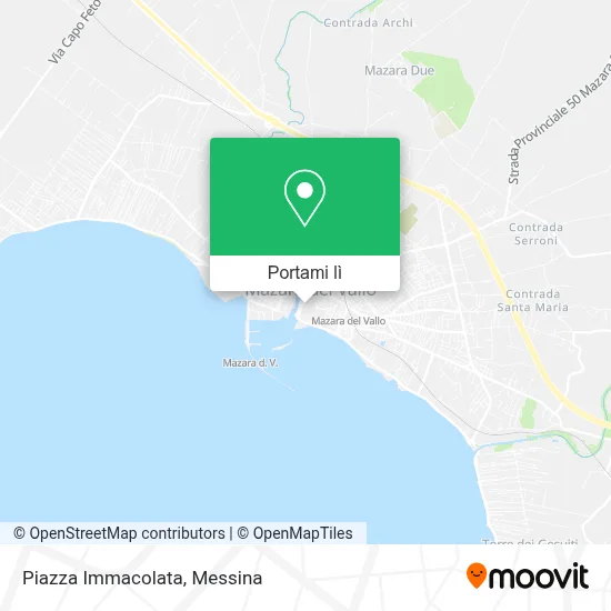 Mappa Piazza Immacolata