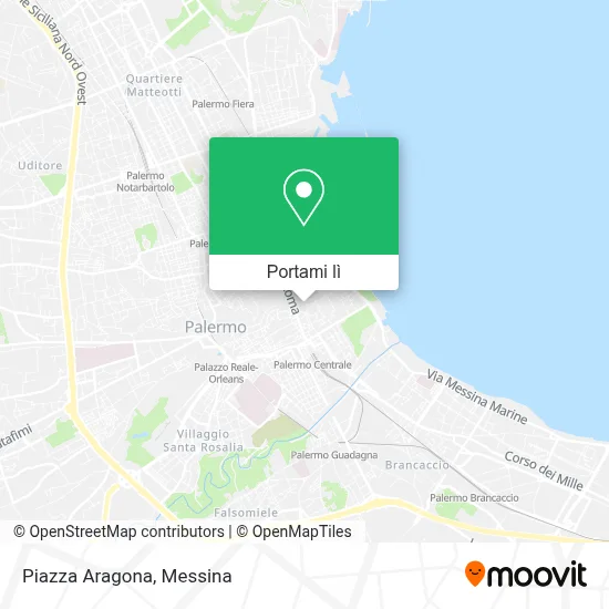 Mappa Piazza Aragona