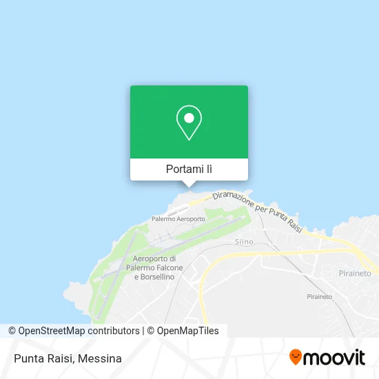 Mappa Punta Raisi