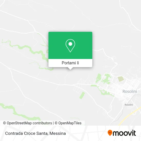 Mappa Contrada Croce Santa