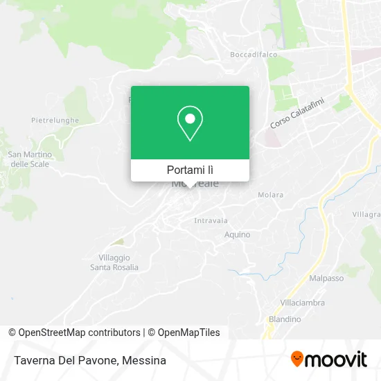 Mappa Taverna Del Pavone