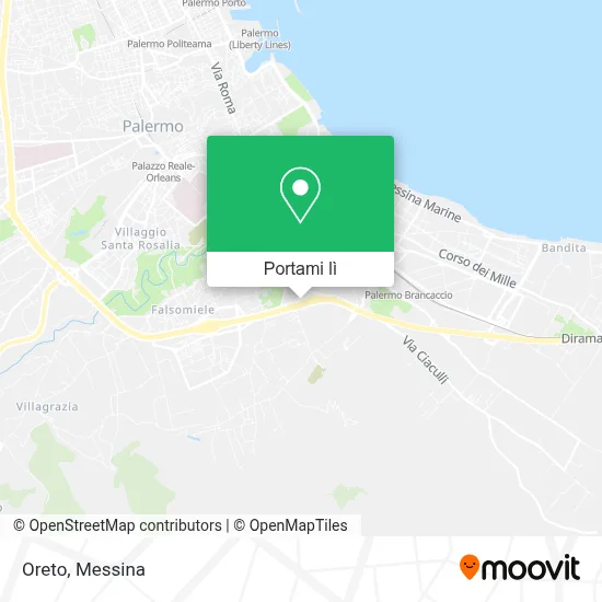 Mappa Oreto