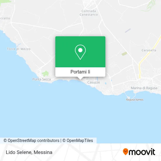 Mappa Lido Selene
