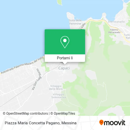 Mappa Piazza Maria Concetta Pagano