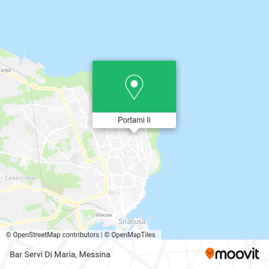 Mappa Bar Servi Di Maria