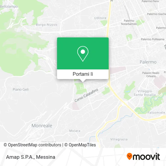 Mappa Amap S.P.A.