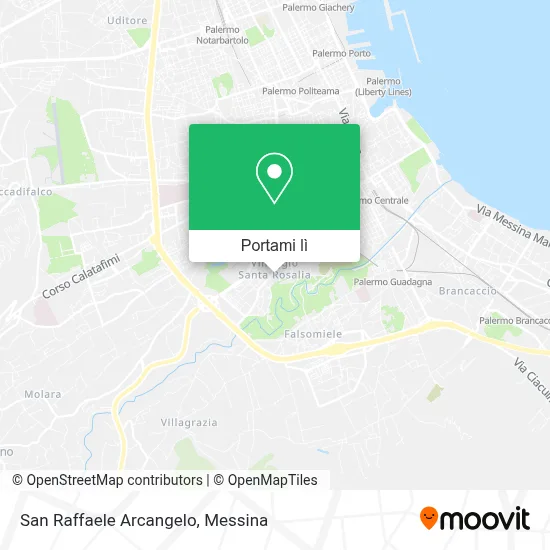 Mappa San Raffaele Arcangelo