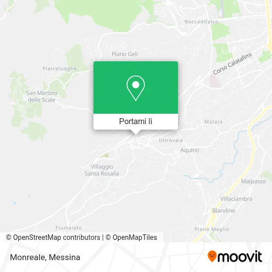 Mappa Monreale