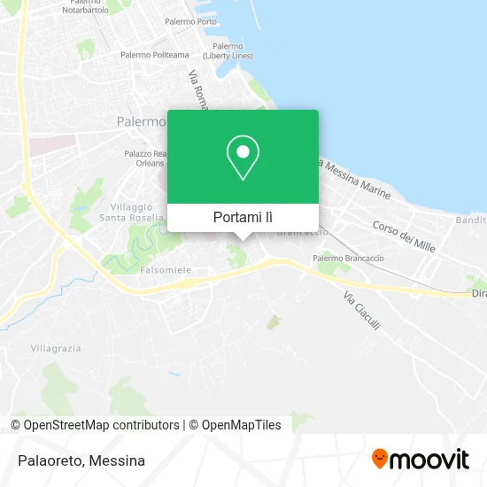 Mappa Palaoreto