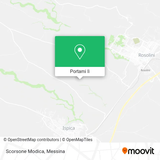 Mappa Scorsone Modica
