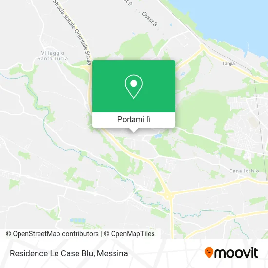 Mappa Residence Le Case Blu