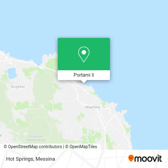 Mappa Hot Springs