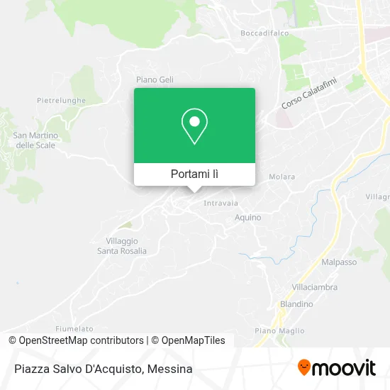Mappa Piazza Salvo D'Acquisto