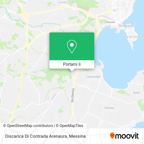 Mappa Discarica Di Contrada Arenaura