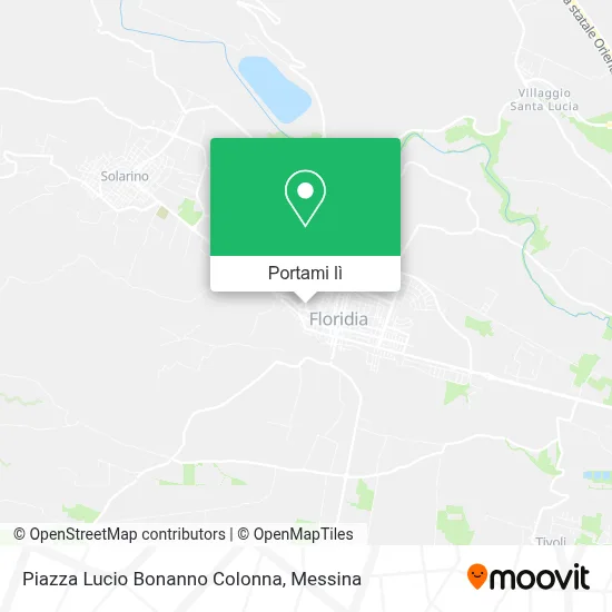 Mappa Piazza Lucio Bonanno Colonna
