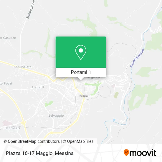 Mappa Piazza 16-17 Maggio
