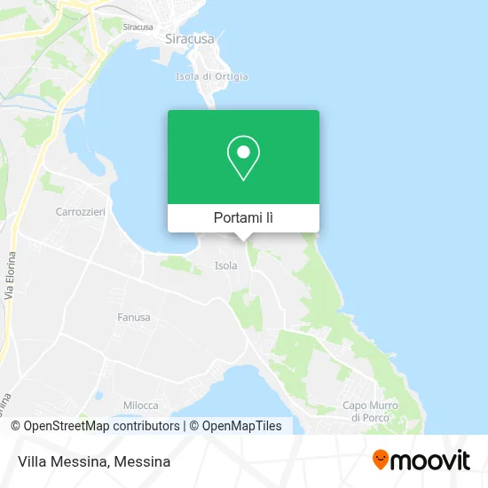 Mappa Villa Messina