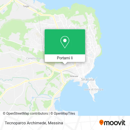Mappa Tecnoparco Archimede
