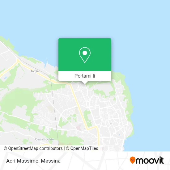 Mappa Acrì Massimo