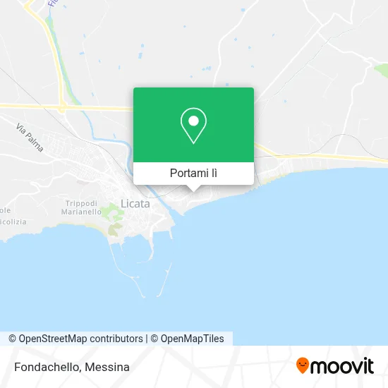 Mappa Fondachello