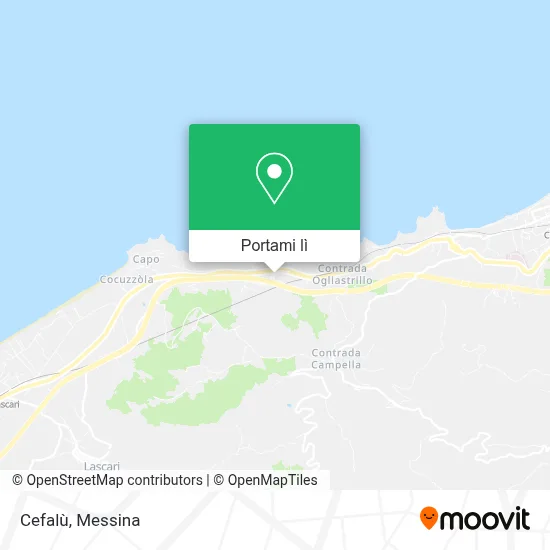 Mappa Cefalù